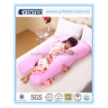 Pregnancy Maternity Pillow China Supplier U- Shaped Contoured Body Pregnancy Maternity Pillow